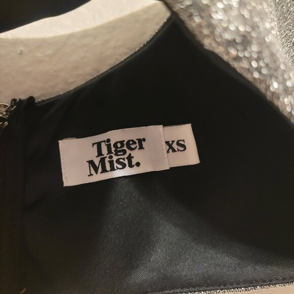 Tiger Mist Metallic Bralette / Crop Top XS - Picture 4 of 4